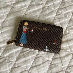 MICHAEL KORS Limited Edition Jet Set Mini Logo Wallet Card Holder